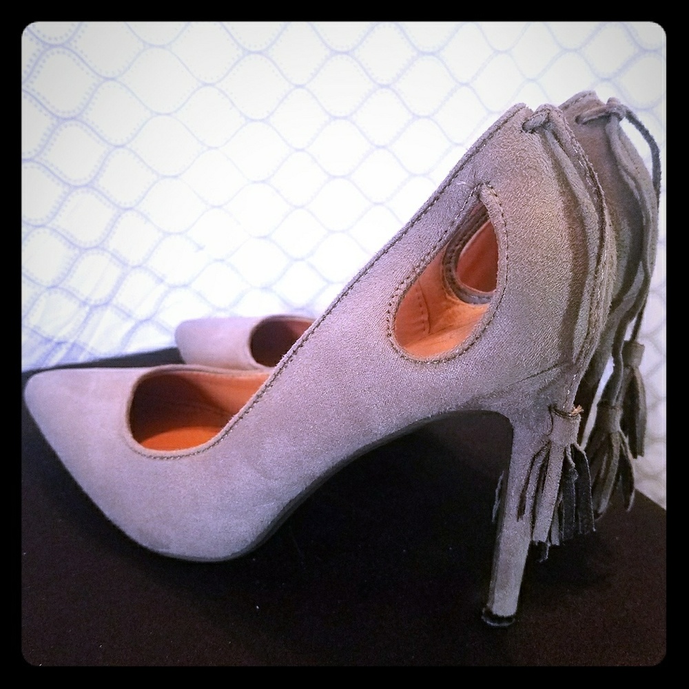 Suede Heels